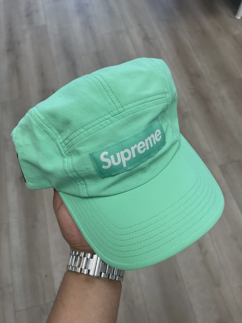 Supreme Trail Camp Cap Mint strapback Pre-Owned SF